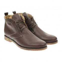 CIUCALETI Ghete dama, maro, casual, din piele naturala - G01MBOX, marimea 39