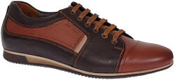 NEVALIS Marimea 40, 41, 44 Pantofi barbati casual din piele naturala Maro 854M , marimea 40