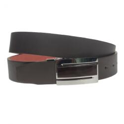 CK LEATHER Curea barbati, casual-eleganta, din piele ecologica, latime 3.5 cm, gri - CK178GRI