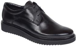 CIUCALETI Oferta 35 si 39 -Pantofi dama din piele naturala negri - casual, talpa confort, design modern urban P102N2, marimea 35