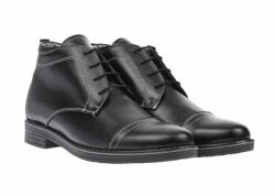 CIUCALETI Ghete barbati din piele naturala casual - elegante Made in Romania - BOND2NEGRU, marimea 38