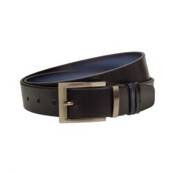 CK LEATHER Curea barbati eleganta, din piele eco premium, latime 3.5 cm, negru - CK192N