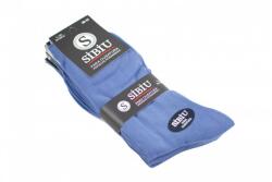Santexsibiu Sosete barbati, set 5 perechi din bumbac, bleu, fara cusatura - Sibiu Romania BLEU21, marimea 43-46