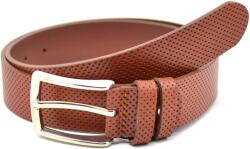 Ciucaleti LUX Curea casual - eleganta barbati din piele naturala perforata, maro CNC350MP - ciucaleti