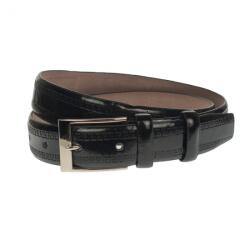 NANO BELTS Curea barbati eleganta, din piele ecologica, latime 3.5 cm, negru - NB018