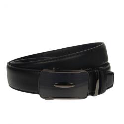 CK LEATHER Curea barbati, casual-eleganta, din piele ecologica premium, latime 3.5 cm, negru - CK195N