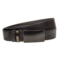CK LEATHER Curea barbati eleganta, din piele eco premium, latime 3.5 cm, negru - CK191N