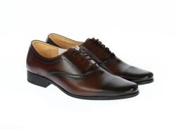 Ciucaleti LUX Marimea 39, 40 Pantofi eleganti din piele naturala Maro Cognac - 886MI, marimea 39