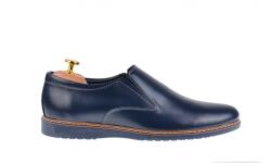 Lucianis Style Pantofi barbati sport - casual din piele naturala, bleumarin - TENMARIOBLU, marimea 42