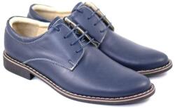 CIUCALETI Pantofi bleumarin barbati casual - eleganti din piele naturala Dark Blue, marimea 41
