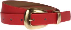 Ciucaleti Curea dama, casual-eleganta, din piele ecologica, latime 2.5 cm, rosu - CRD025R