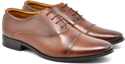 Lucianis Style Pantofi barbati eleganti din piele naturala maro STEFISM, marimea 43