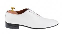 Ciucaleti LUX Pantofi barbati, eleganti din piele naturala, alb, 024ABOX, marimea 37