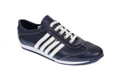 Ciucaleti LUX Pantofi barbati casual din piele naturala bleumarin 1053BLA, marimea 41