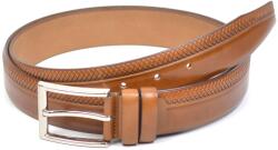 ClK LEATHER Curea barbati eleganta din piele naturala maro 3.5cm - DR241MD - ciucaleti
