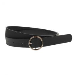 CK LEATHER Curea dama, casual-eleganta, din piele ecologica, latime 1.8 cm, negru - CKD026