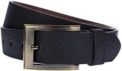 NANO BELTS Curea barbati, casual, latime 3.8cm, Negru, piele eco - CK130N