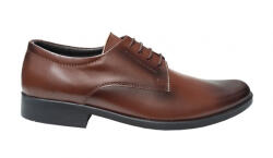 Lucianis Style Pantofi barbati eleganti din piele naturala maro, ADYSIRETM, marimea 42