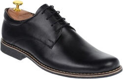 Ciucaleti LUX Pantofi barbati casual, din piele naturala, Negru - PANBOX, marimea 37