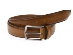 ALPIN POLO Curea barbati eleganta, din piele naturala, maro brun 3.5 cm - DR002BRUN - ciucaleti