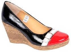 Ciucaleti Oferta 36, 38 Pantofi dama piele naturala cu platforme de 7 cm LPTEARAN3, marimea 36