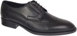 Lucas Shoes Pantofi barbati eleganti din piele naturala - Model Office Negru 708, marimea 41