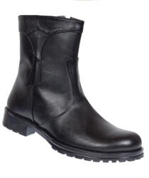 MV Ciucaleti Ghete dama din piele naturala imblanite de culoare neagra MVS73N, marimea 36