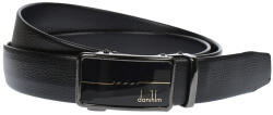 CK LEATHER Curea barbati, casual-eleganta, din piele naturala latime 3.5 cm, negru - CK204N