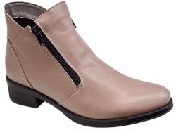 Ciucaleti LUX Ghete dama casual din piele naturala Nataly Nude, marimea 41