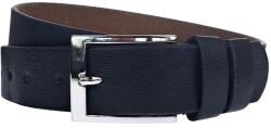 NANO BELTS Curea barbati, casual-eleganta, din piele ecologica, 3.4cm, negru - CK141N