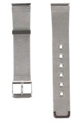  Curea de ceas din metal, 16 mm x 18 cm, argintiu - ciucaleti
