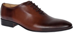 Ellion Pantofi barbati eleganti din piele naturala maro 024MBOX, marimea 43