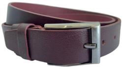 Lucianis Style Curea barbati, casual, eleganta, din piele naturala, Visiniu - CK13VIS