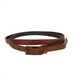 CK LEATHER Curea dama, casual-eleganta, din piele ecologica, latime 1.3 cm, maro - CKD018