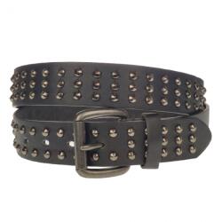 CK LEATHER Curea barbati, casual-eleganta, din piele ecologica, latime 3.5 cm, negru - CK143N