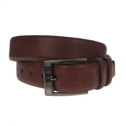 CK LEATHER Curea barbati, casual-eleganta, din piele ecologica, latime 3.5 cm, maro - CK176M