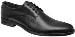 Ciucaleti j Pantofi barbati eleganti din piele naturala de culoare neagra Zidan 819, marimea 37