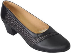 MV Ciucaleti Pantofi dama comozi si eleganti din piele naturala Negru - MVS85N, marimea 40