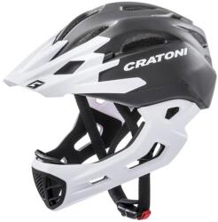 Cratoni Sisak C-Maniac Black-White Matt M-L 54-58cm