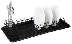 Kinghoff Сушилник за съдове Kinghoff KH 1479, 50.5 х 24.5 х 9.5 см, Черен (9999KH1479) - topmall
