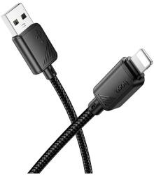 hoco. X113_BLACK 1m USB/Lightning fekete adat- és töltőkábel (X113_BLACK)