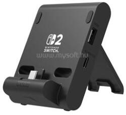 HORI Dual PlayStand Nintendo Switch 2 Official USB-A - USB-C állvány és töltő (fekete) (NSX-002E) (NSX-002E)