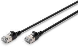 ASSMANN Cat. 6A F/FTP LSZH 1, 5m fekete slim patch kábel (DK-1632-A-015S-BL) - bestbyte