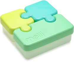 Melii Puzzle Container uzsonnás doboz Blue & Mint 850 ml