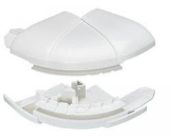 Legrand 10635 DLP külső könyök 50 mm mély 2 rekeszes csatornához (010635)