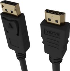 Gembird DisplayPort HDMI Átalakító Fekete 3m CC-DP-HDMI-3M X100 100db (CC-DP-HDMI-3M X100)
