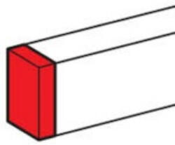 Legrand 75757 végzáró fekete 130x50 mm csatornához (075757)