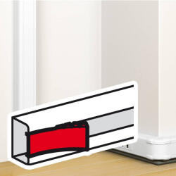 Legrand DLP fedél 45 mm széles, antimikrobiális csatornához - 75729 (075729)