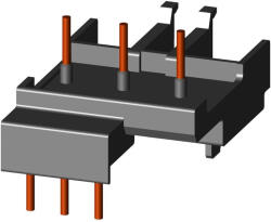 Siemens 3RA1921-1D összeépítő elem S00 mágneskapcsoló és S00/S0 motorvédő közé, AC/DC (3RA19211D)