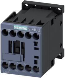 Siemens 3RH2122-1BE80 mágneskapcsoló, 6A, 2NO+2NC, 80VDC, S00, csav (3RH21221BE80)